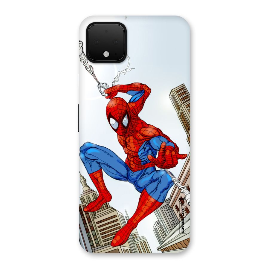 Comic Spider Man Back Case for Google Pixel 4 XL