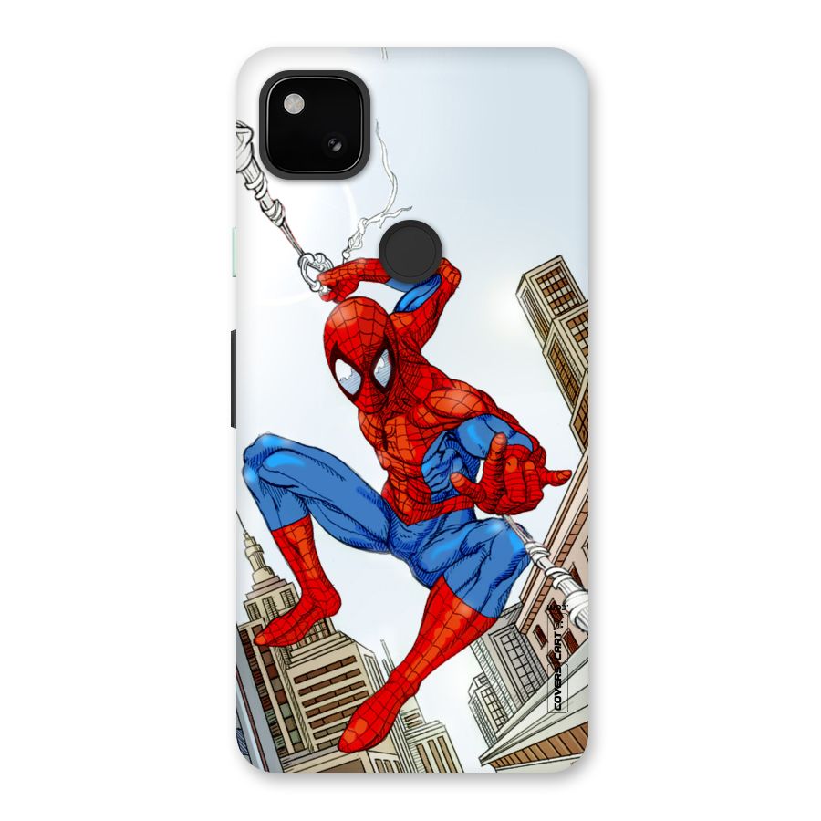 Comic Spider Man Back Case for Google Pixel 4a