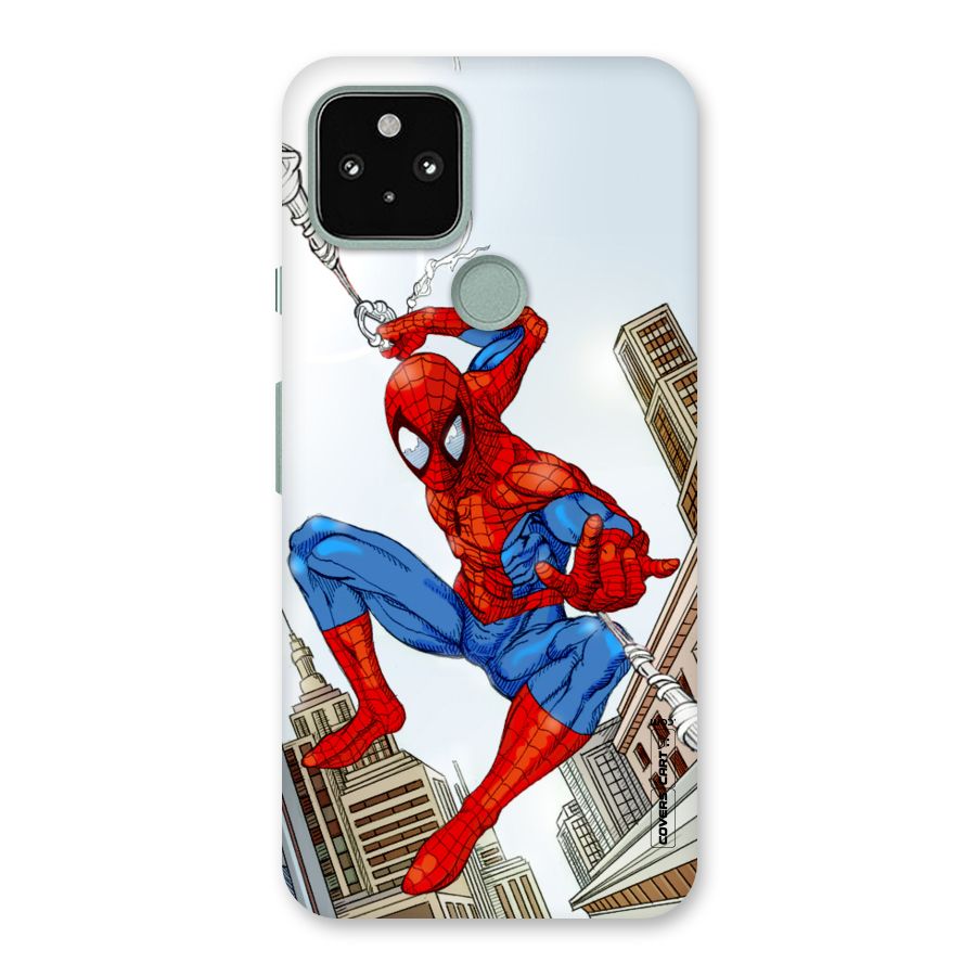 Comic Spider Man Back Case for Google Pixel 5