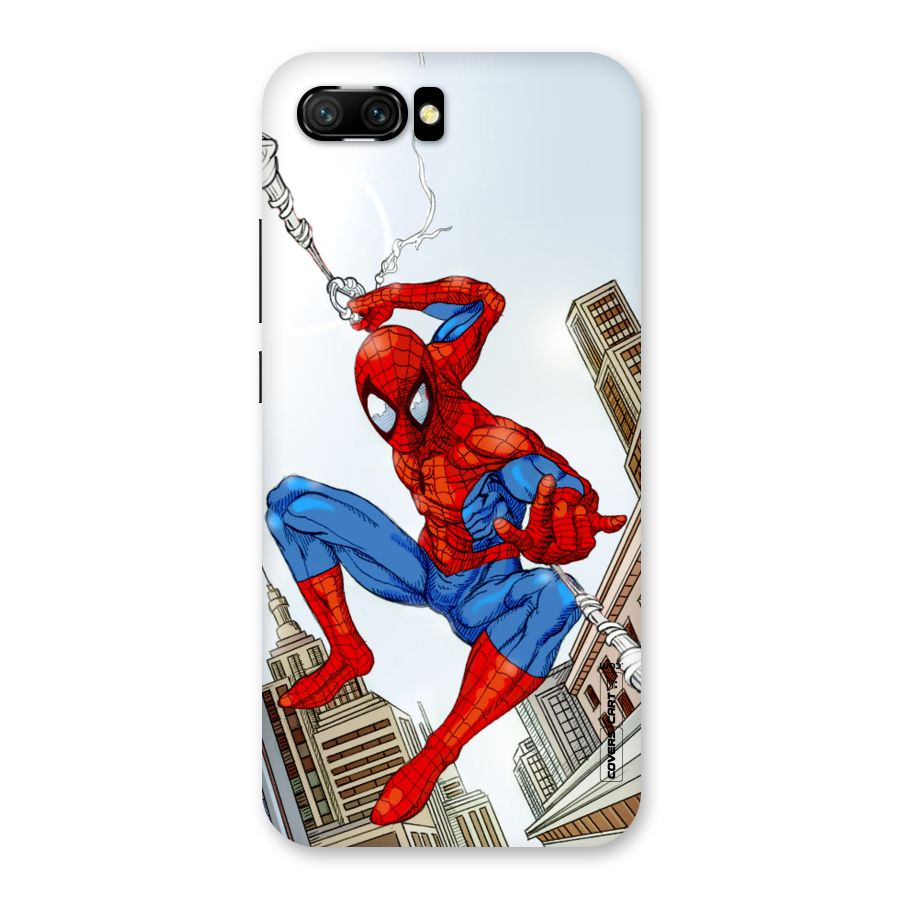 Comic Spider Man Back Case for Honor 10