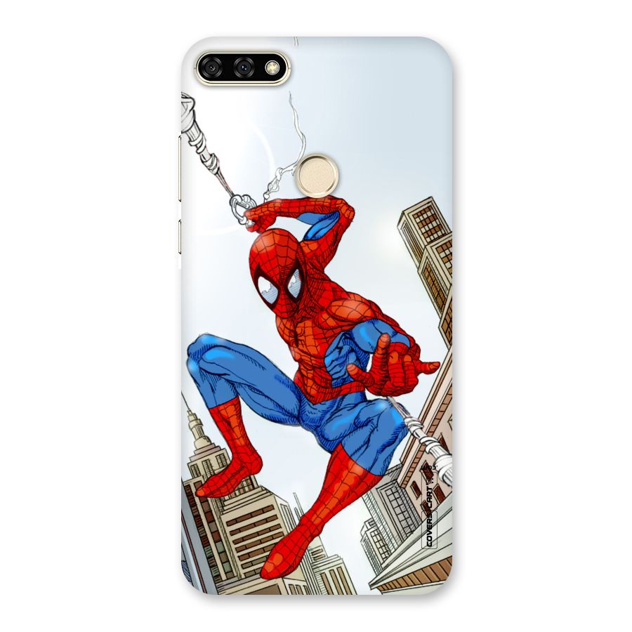Comic Spider Man Back Case for Honor 7A