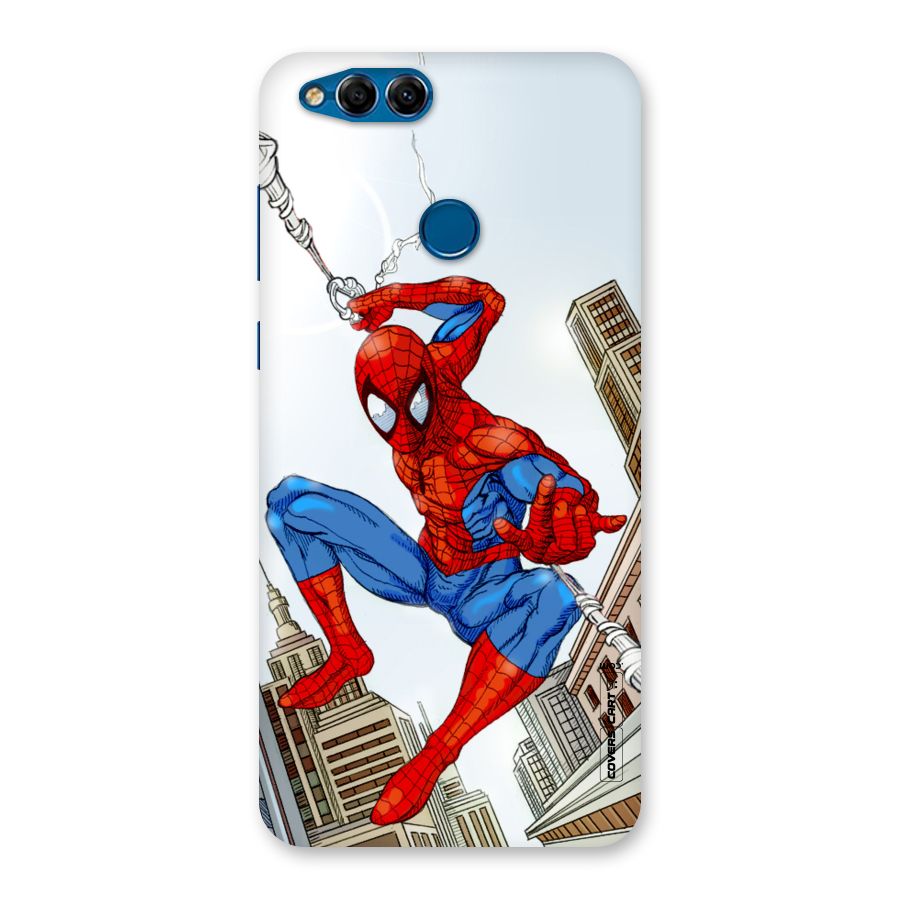 Comic Spider Man Back Case for Honor 7X