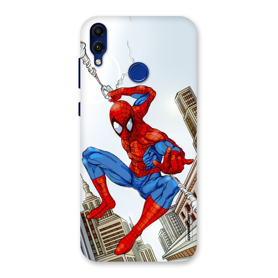 Comic Spider Man Back Case for Honor 8C