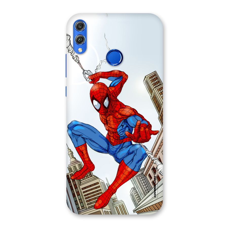 Comic Spider Man Back Case for Honor 8X