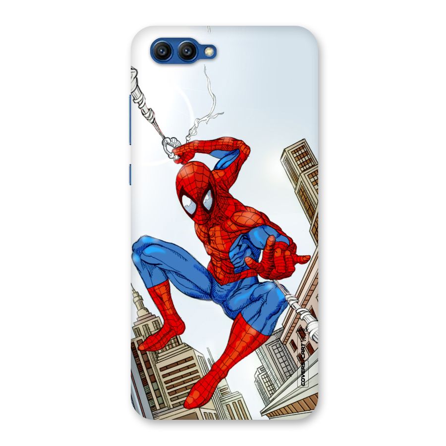 Comic Spider Man Back Case for Honor View 10