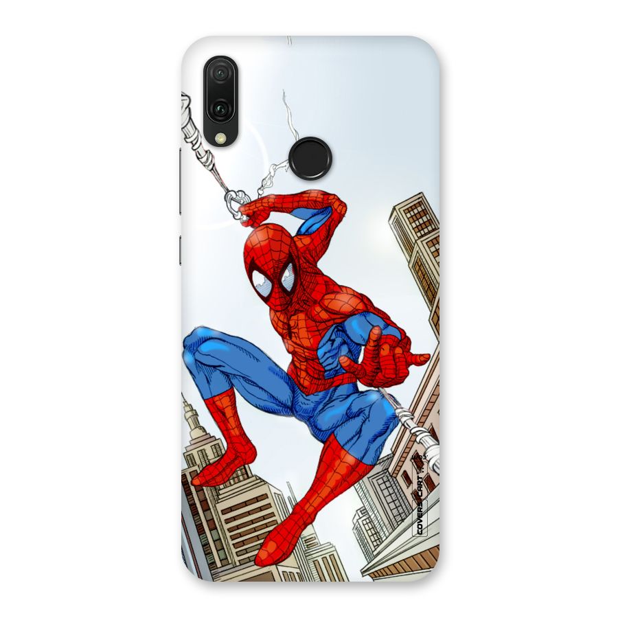 Comic Spider Man Back Case for Huawei Y9 (2019)