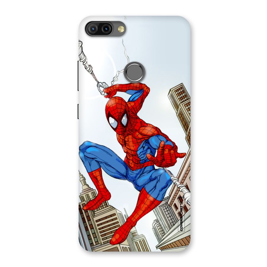 Comic Spider Man Back Case for Infinix Hot 6 Pro