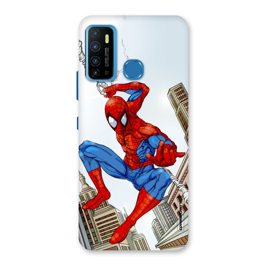 Comic Spider Man Back Case for Infinix Hot 9