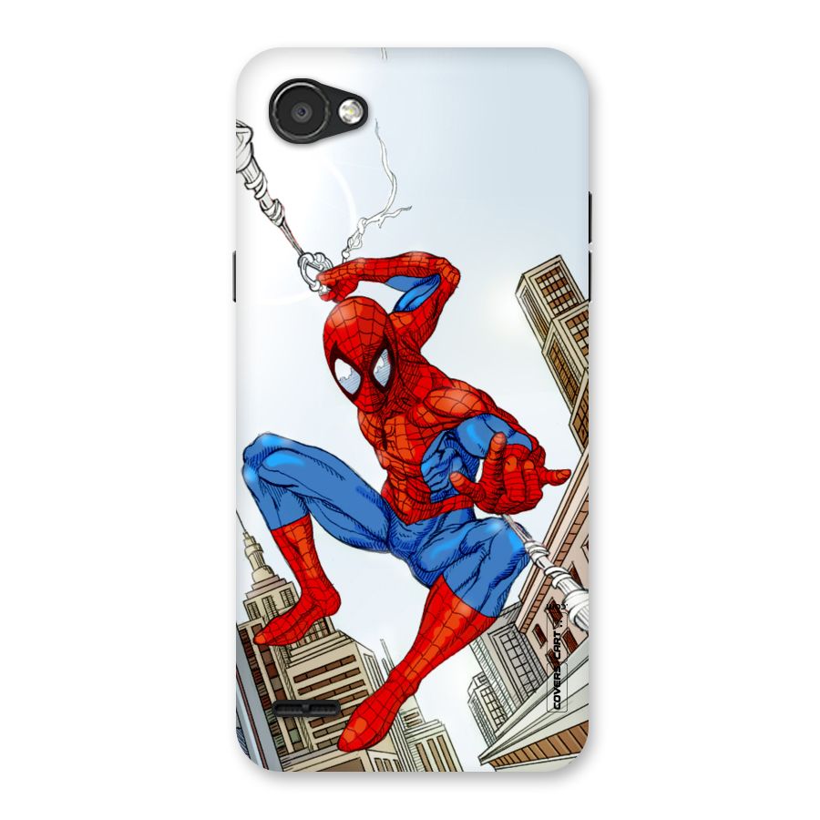Comic Spider Man Back Case for LG Q6