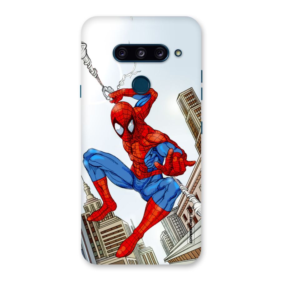 Comic Spider Man Back Case for LG  V40 ThinQ
