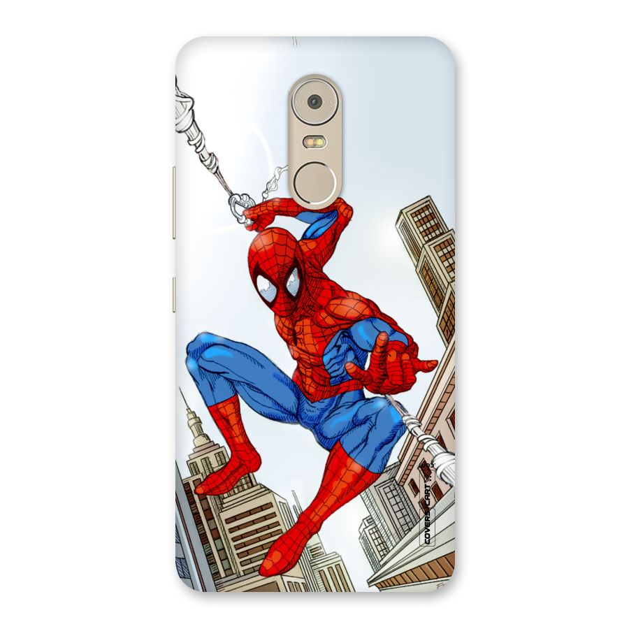Comic Spider Man Back Case for Lenovo K6 Note