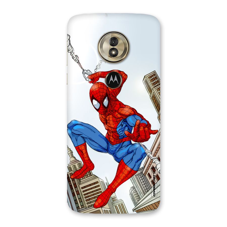 Comic Spider Man Back Case for Moto G6 Play