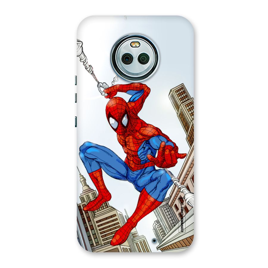 Comic Spider Man Back Case for Moto X4