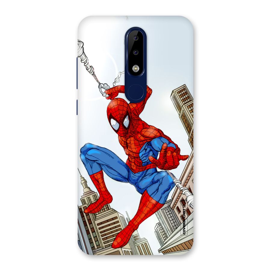 Comic Spider Man Back Case for Nokia 5.1 Plus