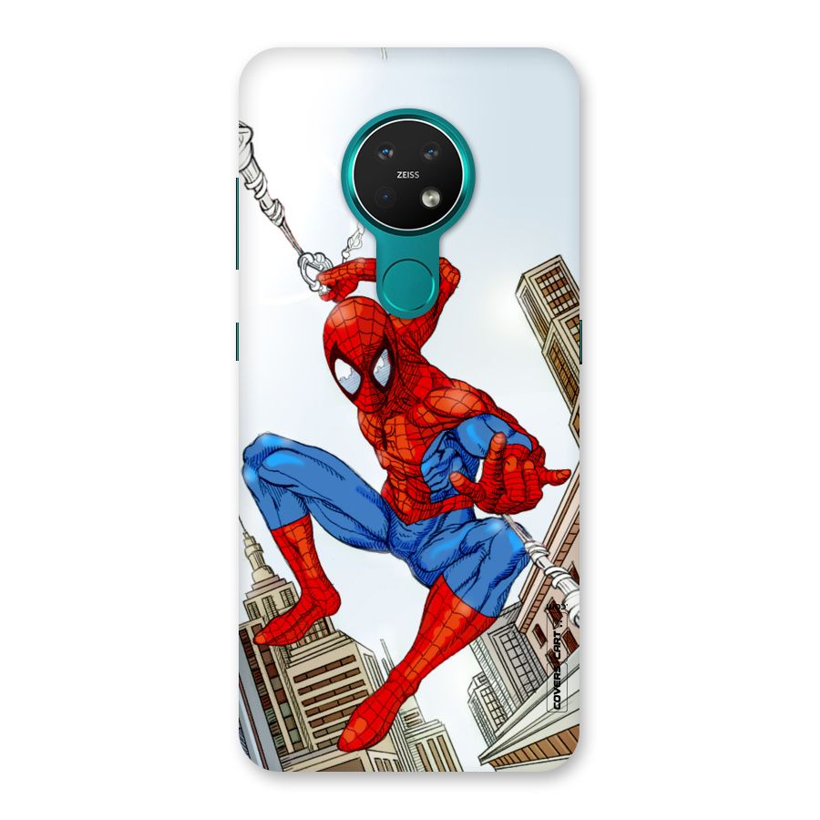 Comic Spider Man Back Case for Nokia 7.2