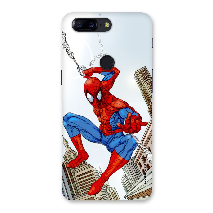 Comic Spider Man Back Case for OnePlus 5T
