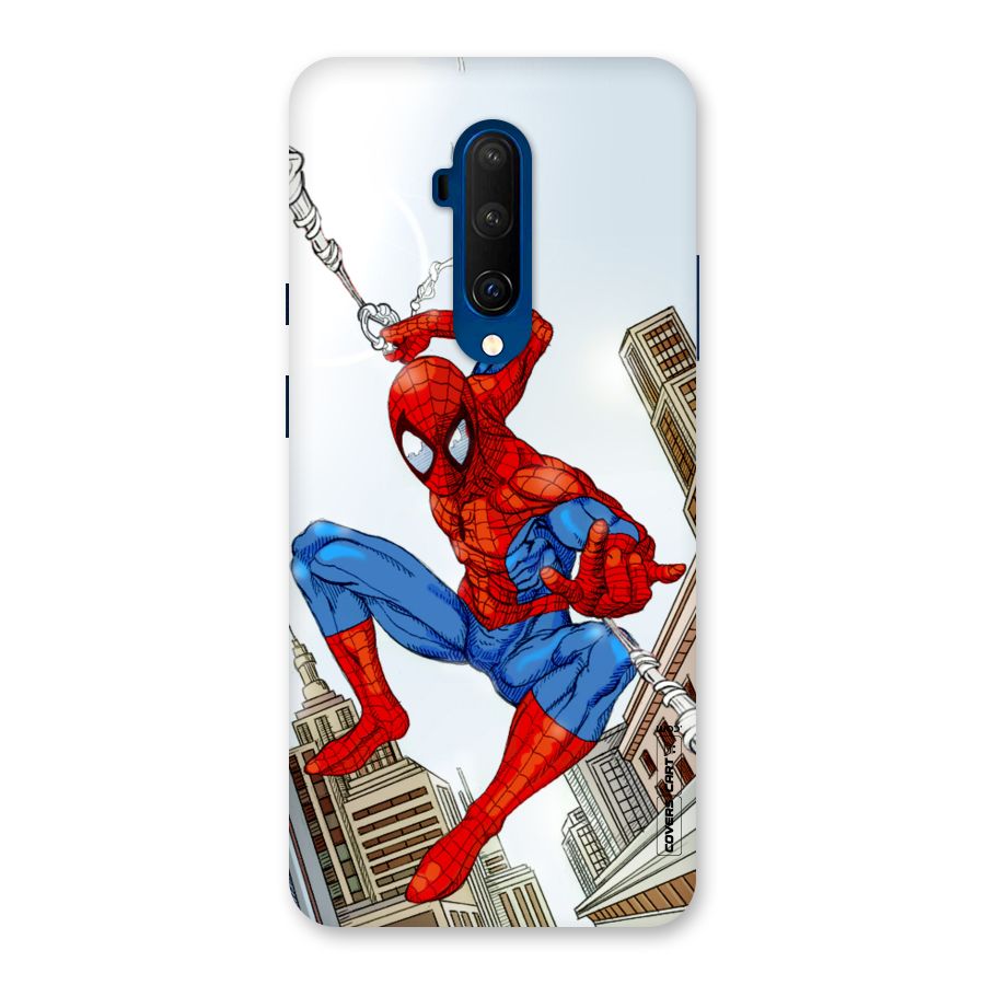 Comic Spider Man Back Case for OnePlus 7T Pro