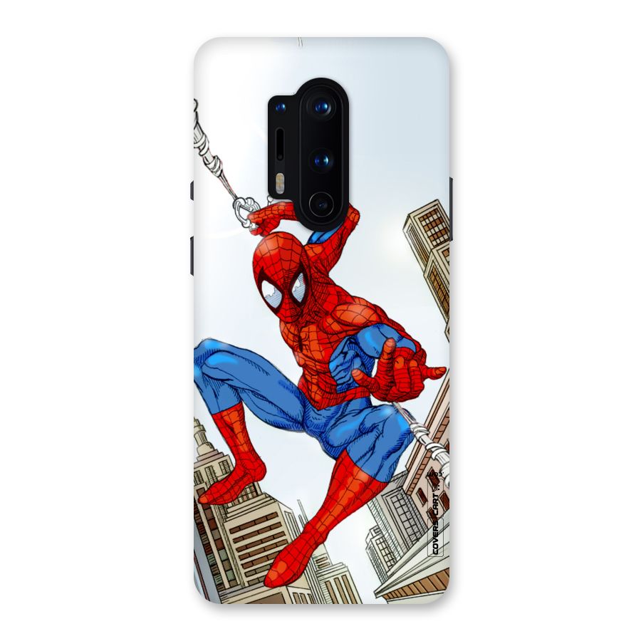 Comic Spider Man Back Case for OnePlus 8 Pro