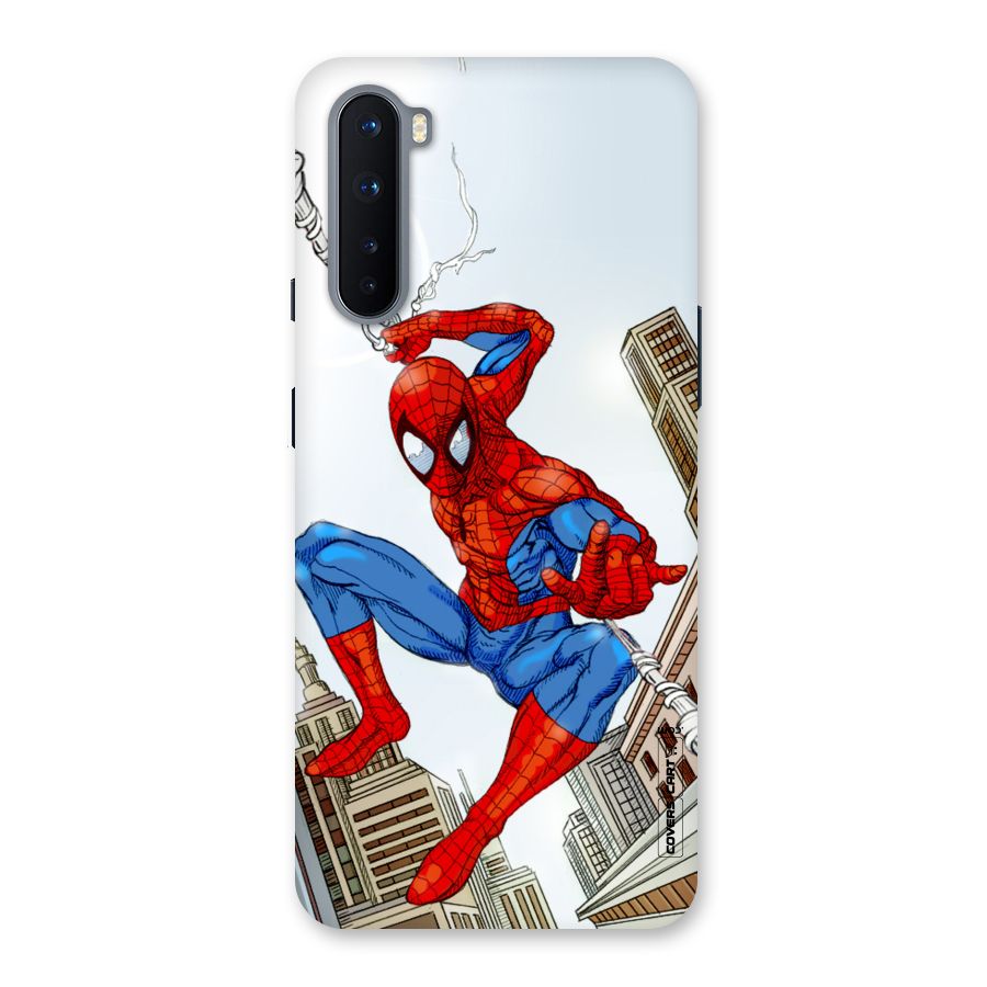 Comic Spider Man Back Case for OnePlus Nord