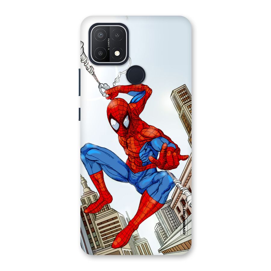 Comic Spider Man Back Case for Oppo A15