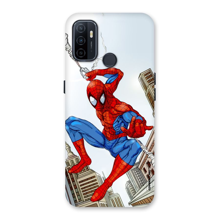 Comic Spider Man Back Case for Oppo A32