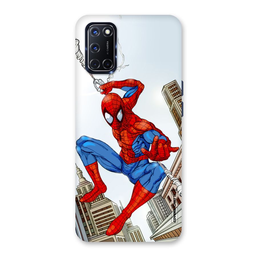 Comic Spider Man Back Case for Oppo A52