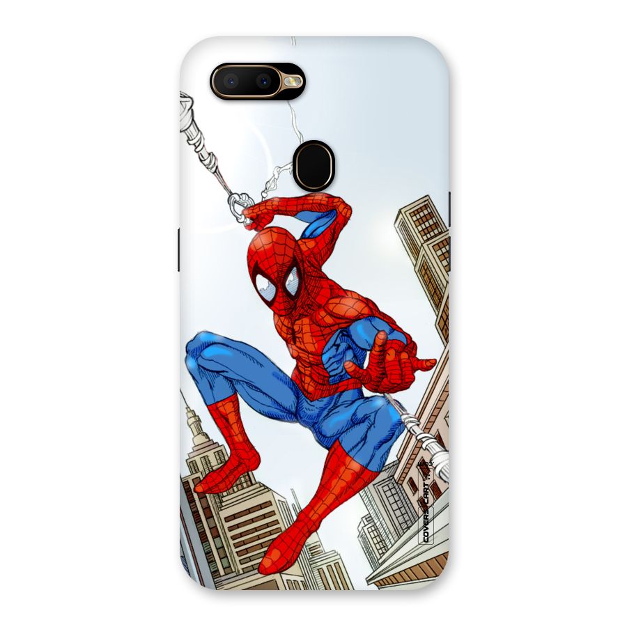 Comic Spider Man Back Case for Oppo A5s