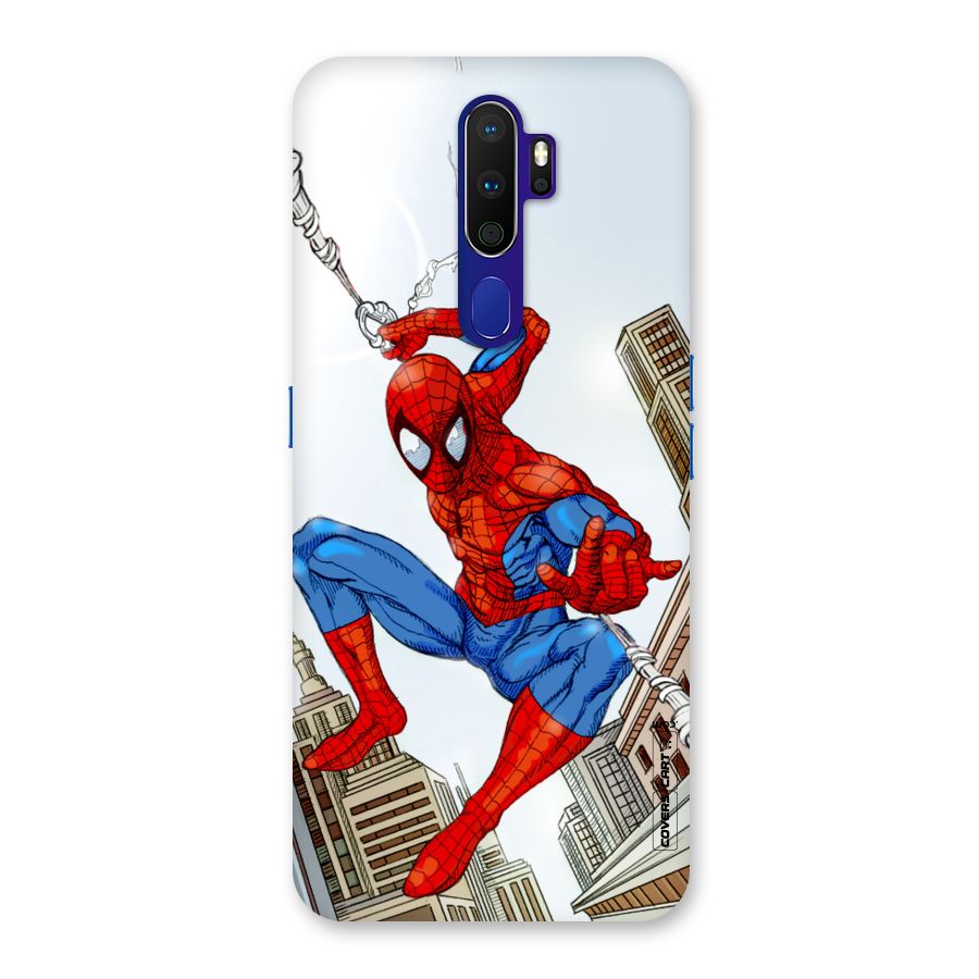 Comic Spider Man Back Case for Oppo A9 (2020)