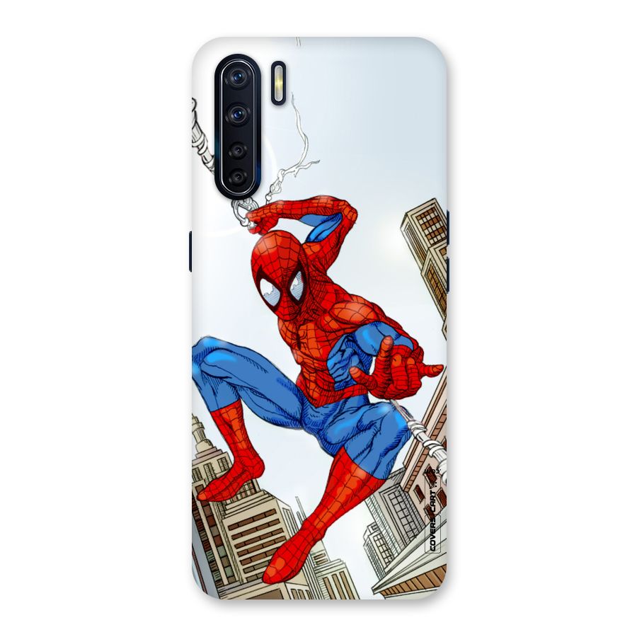 Comic Spider Man Back Case for Oppo F15
