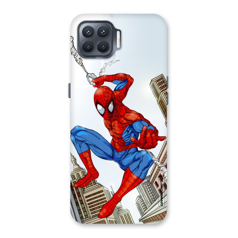 Comic Spider Man Back Case for Oppo F17 Pro