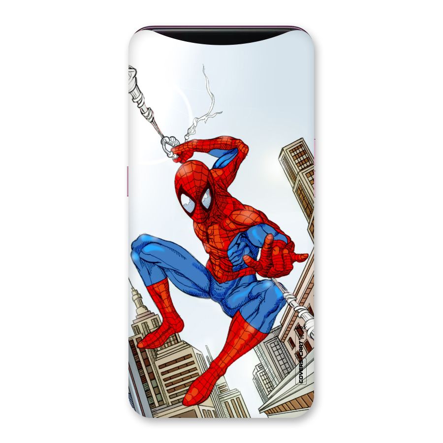 Comic Spider Man Back Case for Oppo Find X