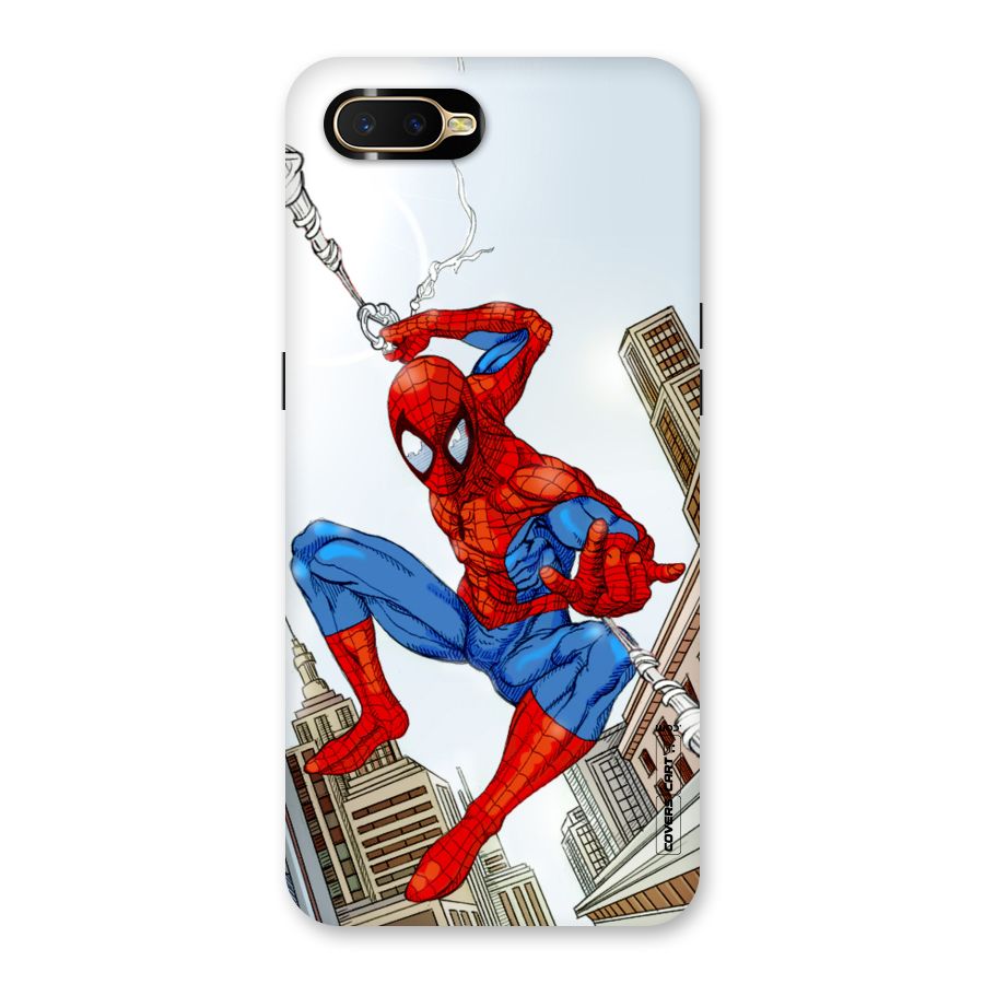 Comic Spider Man Back Case for Oppo K1