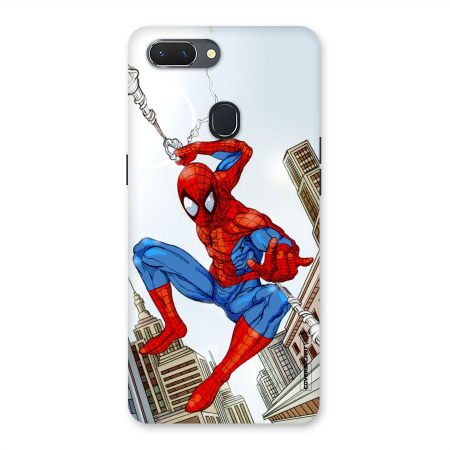 Comic Spider Man Back Case for Oppo Realme 2