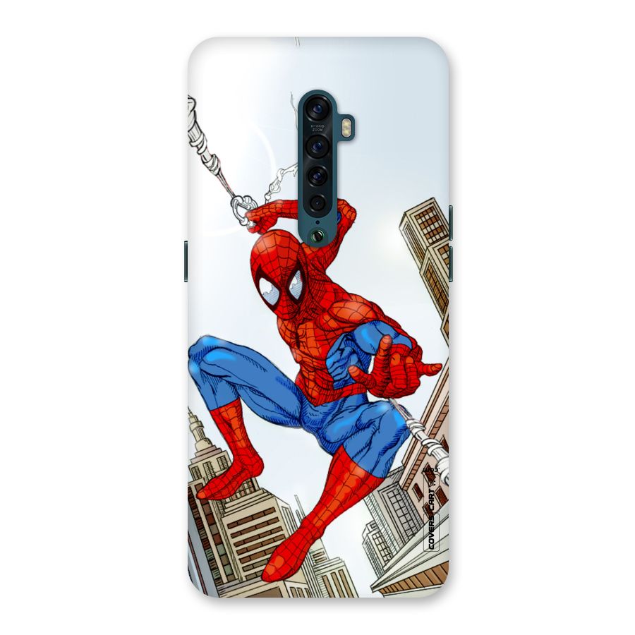 Comic Spider Man Back Case for Oppo Reno2