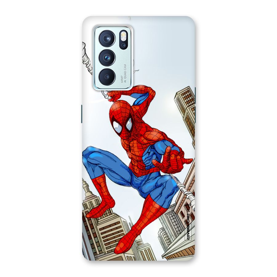 Comic Spider Man Back Case for Oppo Reno6 Pro 5G