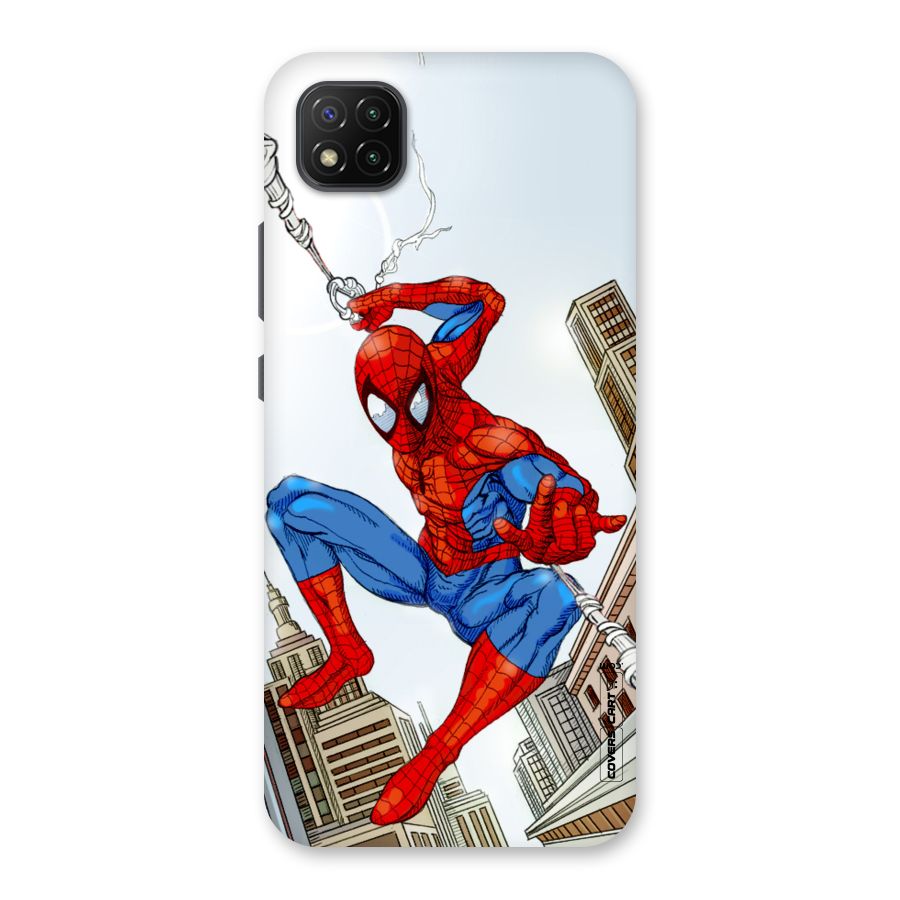 Comic Spider Man Back Case for Poco C3
