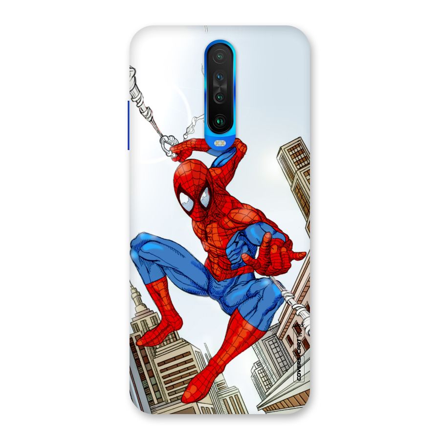 Comic Spider Man Back Case for Poco X2