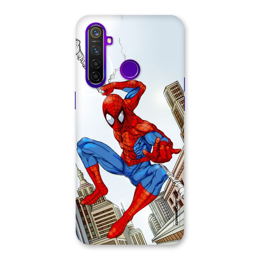 Comic Spider Man Back Case for Realme 5 Pro