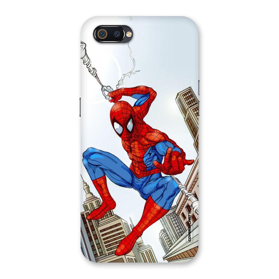 Comic Spider Man Back Case for Realme C2