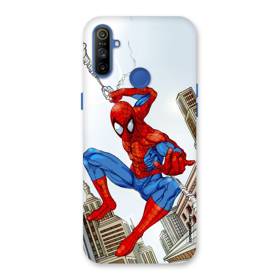 Comic Spider Man Back Case for Realme Narzo 10A