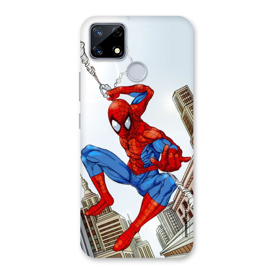 Comic Spider Man Back Case for Realme Narzo 20