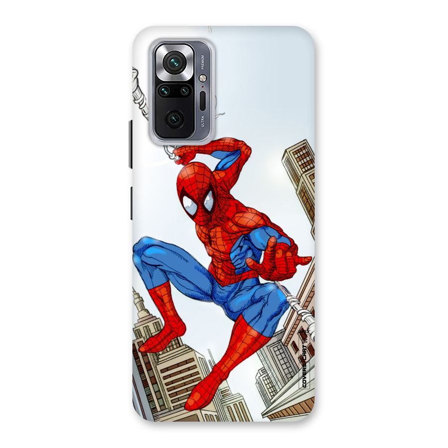 Comic Spider Man Back Case for Redmi Note 10 Pro Max