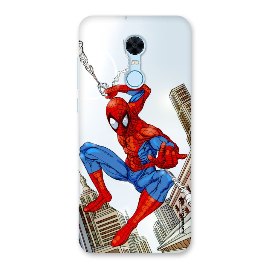 Comic Spider Man Back Case for Redmi Note 5