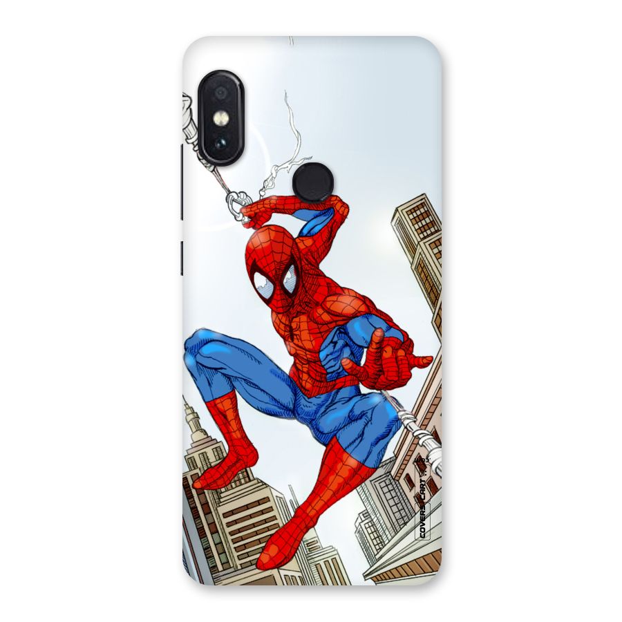 Comic Spider Man Back Case for Redmi Note 5 Pro