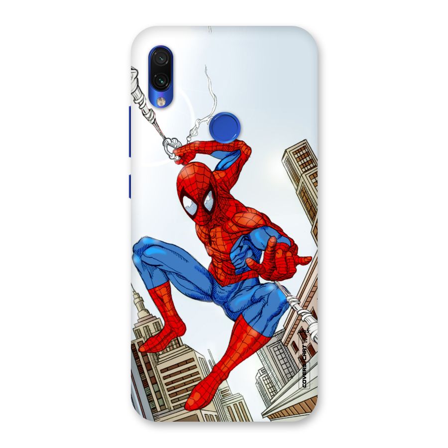 Comic Spider Man Back Case for Redmi Note 7S