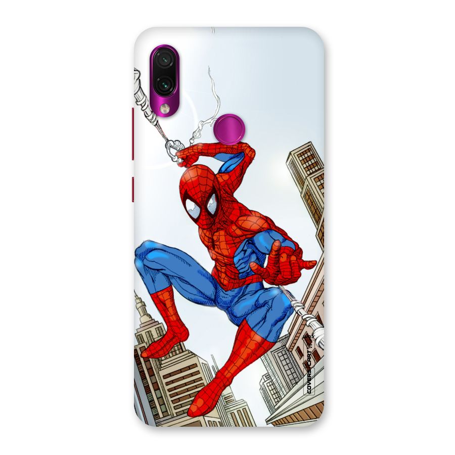 Comic Spider Man Back Case for Redmi Note 7 Pro