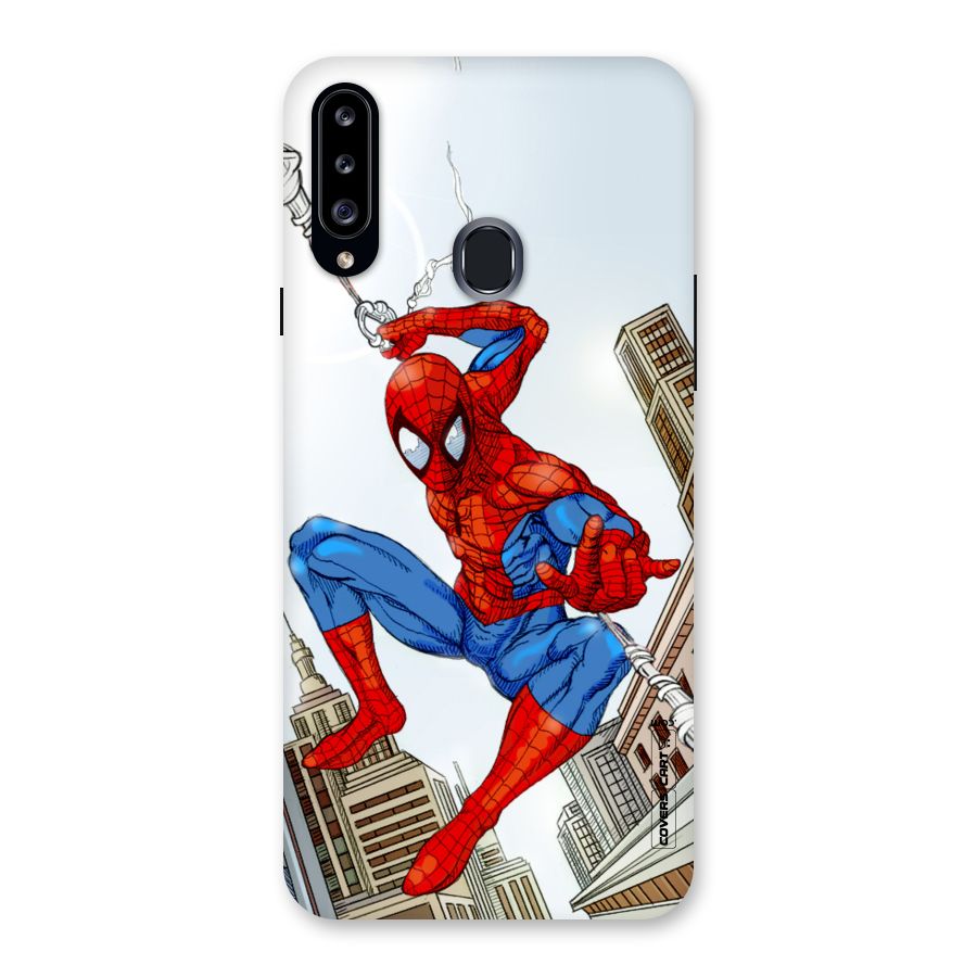 Comic Spider Man Back Case for Samsung Galaxy A20s
