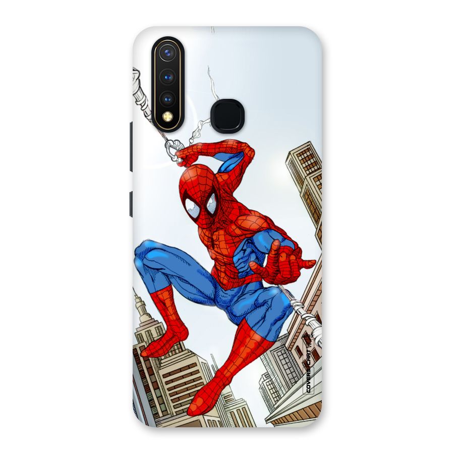 Comic Spider Man Back Case for Vivo U20