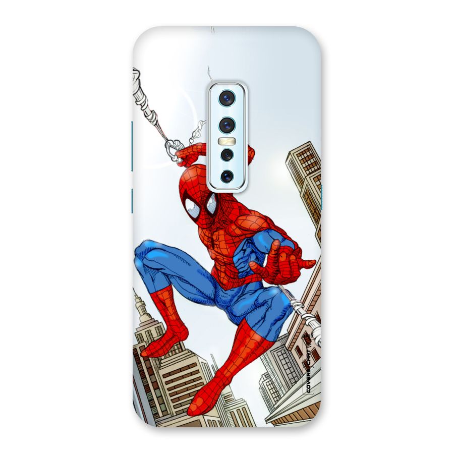 Comic Spider Man Back Case for Vivo V17 Pro