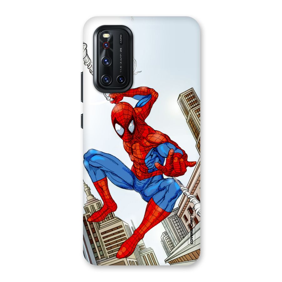 Comic Spider Man Back Case for Vivo V19